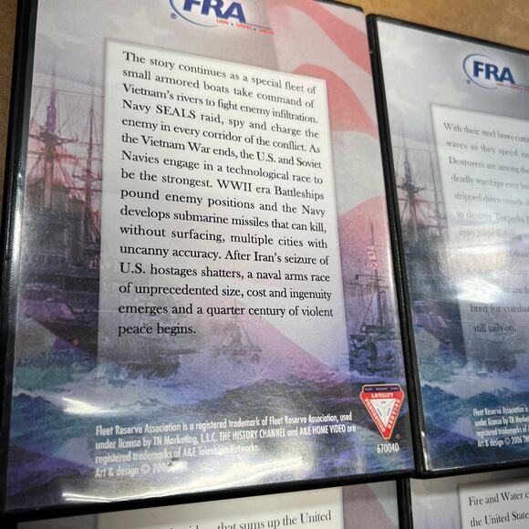 FRA Shipmates 6 DVD Series History of the U.S. Navy Seals plus others SEE PICS - Picture 8 of 13